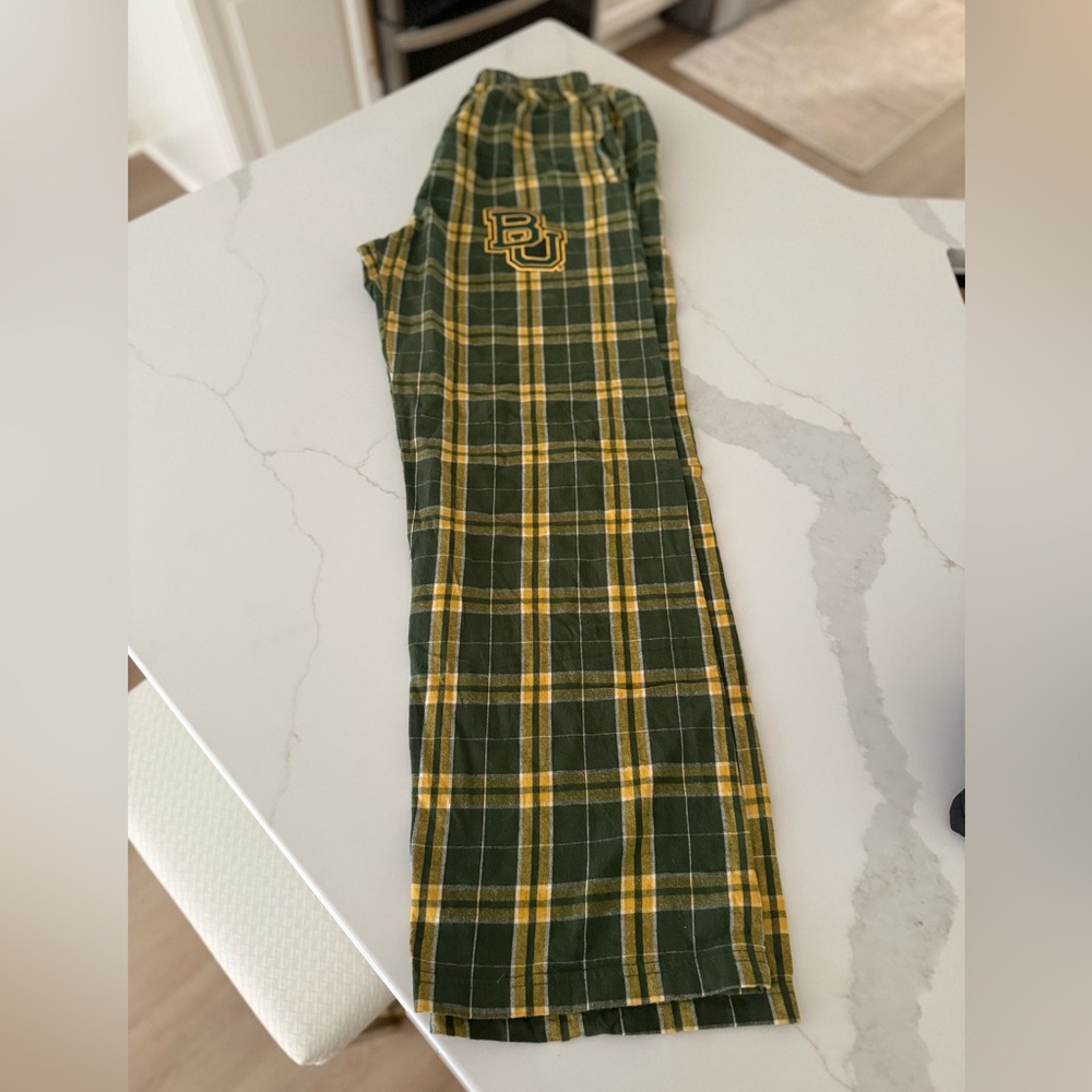 Baylor Boxercraft Green and Yellow Plaid Pajama Pants adult Med